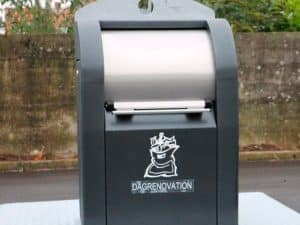 underjordisk beholder restaffald